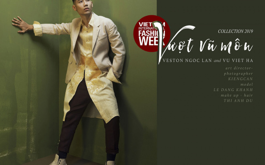 NTK Vũ Việt Hà mang dòng tranh dân gian Hàng Trống vào thiết kế tại VIFW F/W 2018