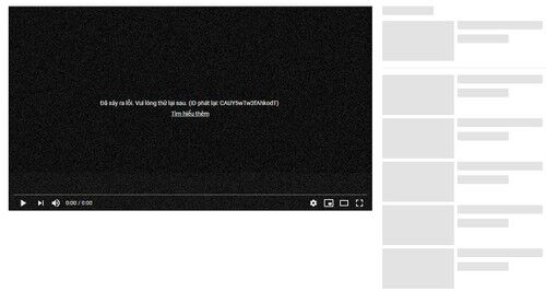 Youtube bị sập trên toàn cầu, màn hình trắng xóa không một video