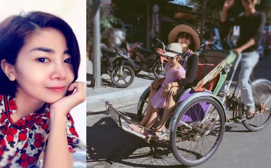 Diễn viên Mai Phương cùng con gái về thăm quê sau 1 tháng xuất viện