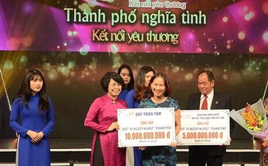 Gần 40 tỷ đồng ủng hộ Quỹ 'Vì người nghèo' TP.HCM