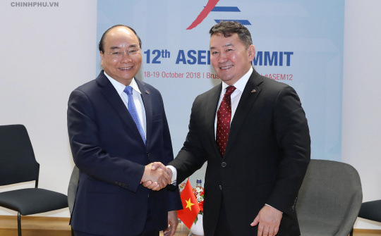 Thủ tướng tiếp xúc song phương nhiều lãnh đạo thế giới bên lề ASEM