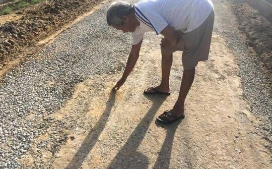 Hà Tĩnh: Hoàn trả lại tuyến đường không đảm bảo chất lượng đơn vị thi công nói 'không vấn đề gì'
