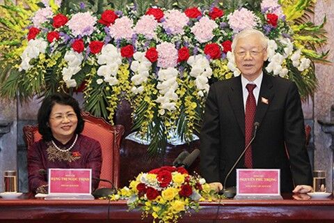 Tổng Bí thư, Chủ tịch nước Nguyễn Phú Trọng làm việc với Văn phòng Chủ tịch nước