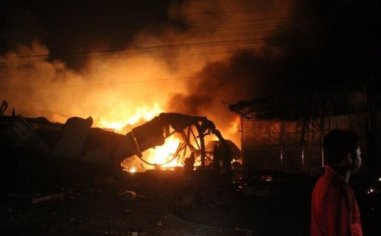 Cháy lớn tại công ty chế biến đồ gỗ ở Đồng Nai, thiệt hại hàng tỷ đồng