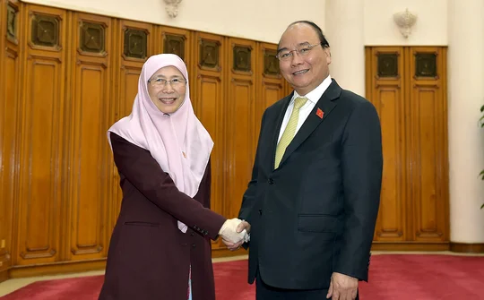 Thủ tướng Nguyễn Xuân Phúc tiếp Phó Thủ tướng Malaysia 