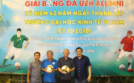 Giải bóng đá chào mừng 42 năm thành lập trường ĐH Kinh tế TP.HCM