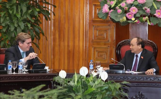 Thủ tướng tiếp đoàn Ủy ban nghề cá, Nghị viện châu Âu