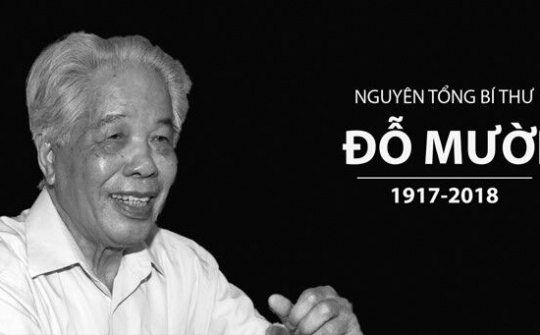 Quốc tang nguyên Tổng bí thư Đỗ Mười diễn ra trong hai ngày