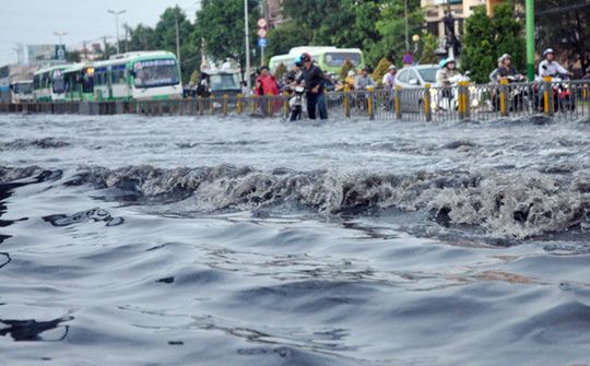Đảm bảo tiến độ giải quyết ngập do triều khu vực TP HCM 