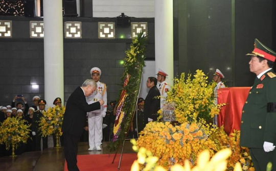 Lễ viếng nguyên Tổng Bí thư Đỗ Mười