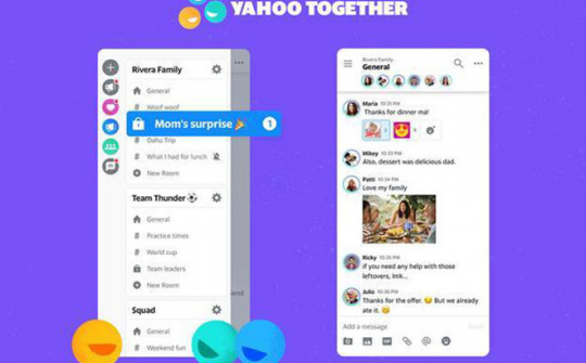 Yahoo trở lại với ứng dụng trò chuyện Yahoo Together
