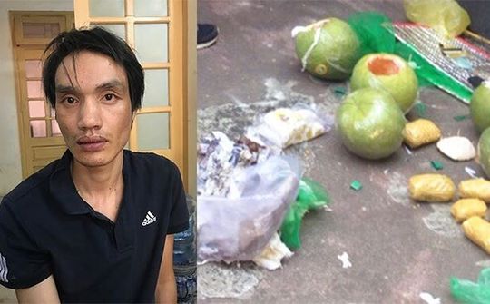Hải Phòng: Bắt đối tượng giấu ma túy vào 3 quả bưởi khoét ruột
