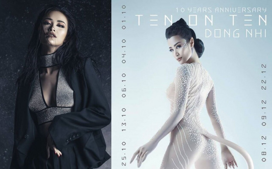 Đông Nhi lạ lẫm với hình ảnh trong dự án kỉ niệm 10 năm ca hát