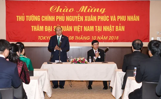 Thủ tướng gặp gỡ kiều bào tại Nhật Bản