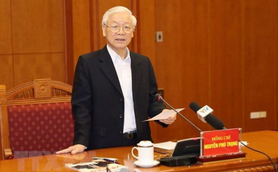 Tổng Bí thư, Chủ tịch nước Nguyễn Phú Trọng chủ trì cuộc họp phòng, chống tham nhũng