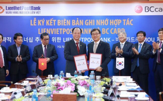LienVietPostBank và BC Card hợp tác phát hành thẻ thông minh