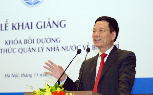 Bộ trưởng Nguyễn Mạnh Hùng: Báo chí phản ánh được dòng chảy chung của xã hội