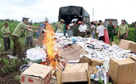 Gỡ vướng khi thực hiện tiêu hủy thuốc lá ngoại nhập lậu bị tịch thu