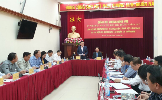 Phó Thủ tướng Vương Đình Huệ làm việc với Bộ GTVT về cơ chế một cửa 