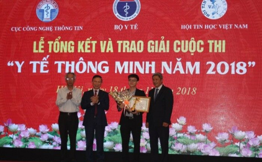 10 sản phẩm đoạt giải cuộc thi 'Y tế thông minh năm 2018'