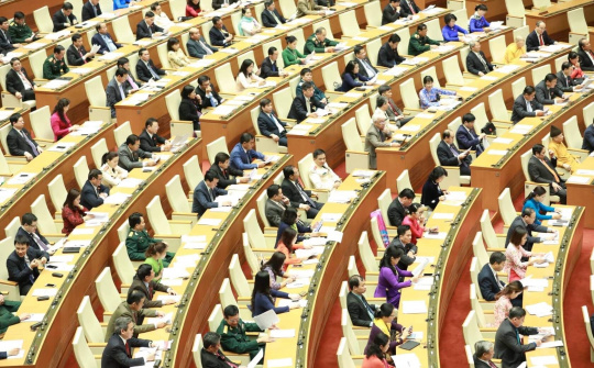 Quốc hội thông qua Luật Phòng, chống tham nhũng (sửa đổi)