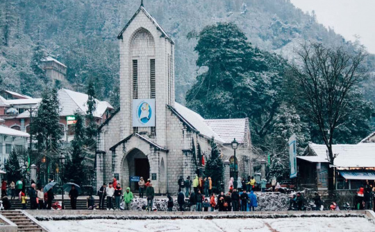 Vẽ đẹp khó cưỡng khi Sapa phủ đầy tuyết!