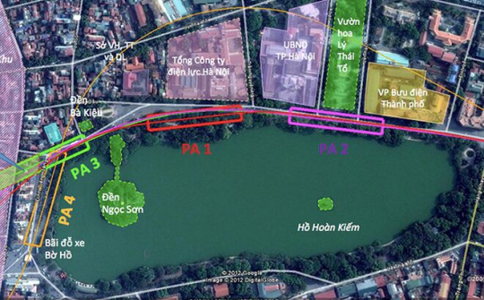 Hà Nội: Chưa chốt vị trí ga ngầm C9 của tuyến đường sắt đô thị số 2