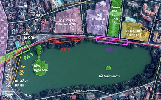 Hà Nội: Chưa chốt vị trí ga ngầm C9 của tuyến đường sắt đô thị số 2