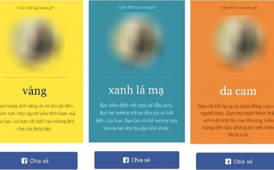 Cẩn thận với trò chơi 'Cuộc đời bạn màu gì' trên facebook