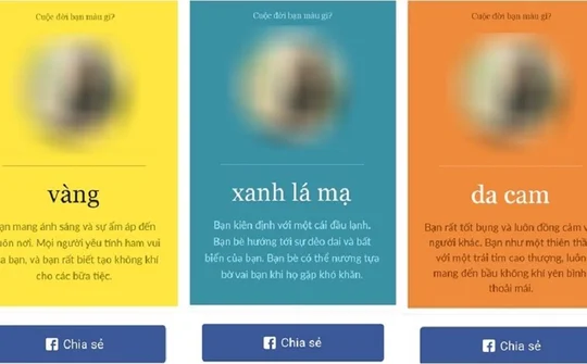 Cẩn thận với trò chơi 'Cuộc đời bạn màu gì' trên facebook