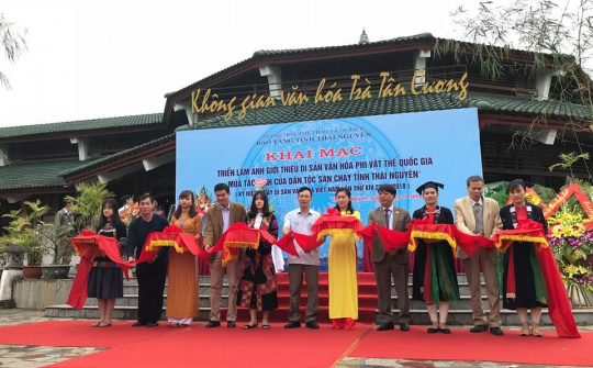 Triển lãm múa Tắc Xình của dân tộc Sán Chay tỉnh Thái Nguyên