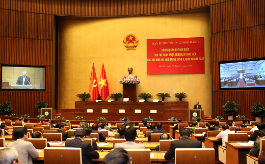 Tổ chức Hội nghị toàn quốc quán triệt Nghị quyết Trung ương 8 khóa XII