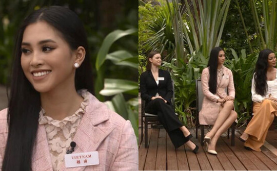 Hoa hậu Tiểu Vy tự tin giao tiếng bằng tiếng Anh tại Miss World