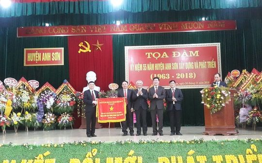 Huyện Anh Sơn long trọng tổ chức Lễ kỷ niệm 55 năm thành lập huyện