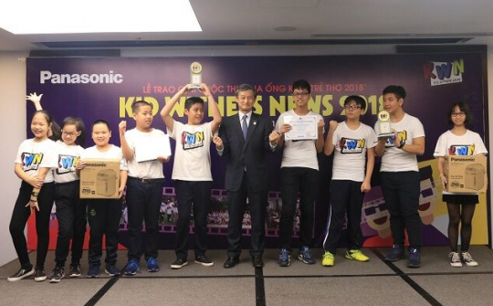 Học sinh làm phim về môi trường và gia đình thắng giải KWN 2018