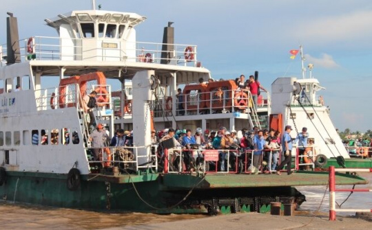 TP HCM: Phà Cát Lái, Bình Khánh đã hoạt động trở lại sau bão số 9