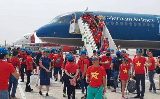 Vietnam Airlines lập đường bay thẳng phục vụ trận bán kết tại Philippines