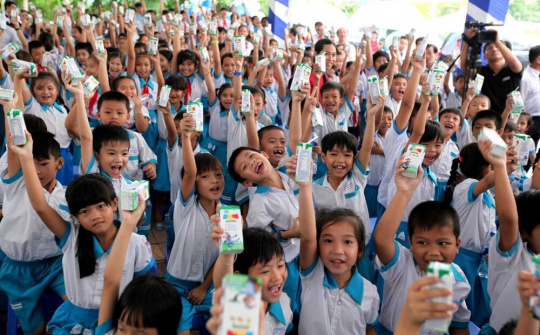 Chương trình 'Sữa học đường' của Hà Nội áp dụng từ 1/1/2019