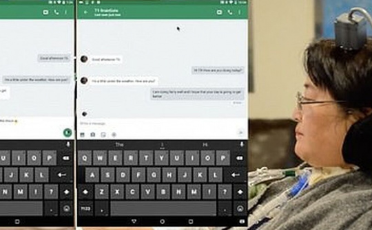 Thiết bị giúp người bị liệt soạn thảo văn bản ý nghĩa