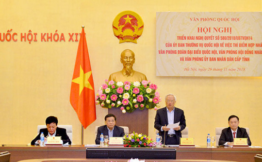 Triển khai thực hiện thí điểm hợp nhất 3 văn phòng cấp tỉnh