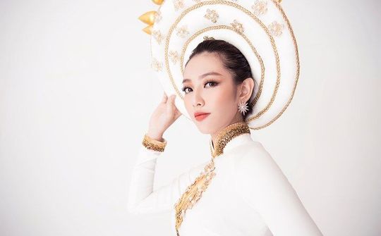 Người đẹp Thùy Tiên công bố trang phục dân tộc dự thi tại Miss International 2018