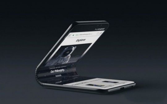 Điện thoại màn hình gập Galaxy F sẽ có màu bạc, bộ nhớ 512GB