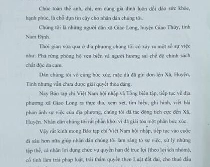 Huyện Giao Thủy có 'bỏ quên' trách nhiệm: Bài 3 – Người dân cảm ơn sự vào cuộc của cơ quan báo chí