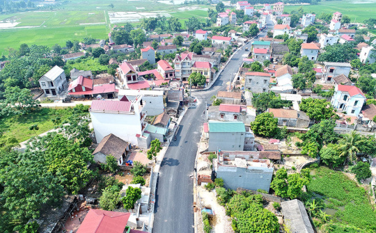 Huyện đầu tiên tại Bắc Giang đạt chuẩn nông thôn mới 