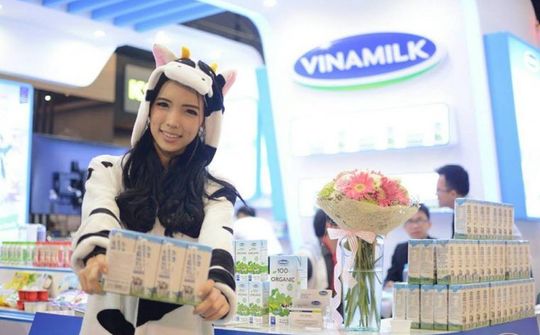 Sản phẩm sữa của Vinamilk ra mắt người tiêu dùng Trung Quốc