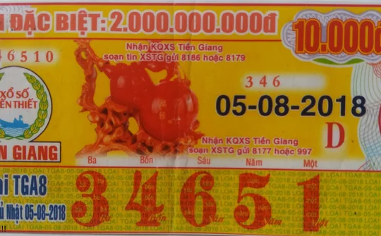 Công ty XSKT Tiền Giang: Phát hành tờ vé số “khác thường” chỉ có 05 chữ số …