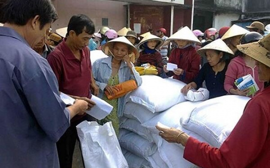 Xuất cấp gạo cho tỉnh Thanh Hóa