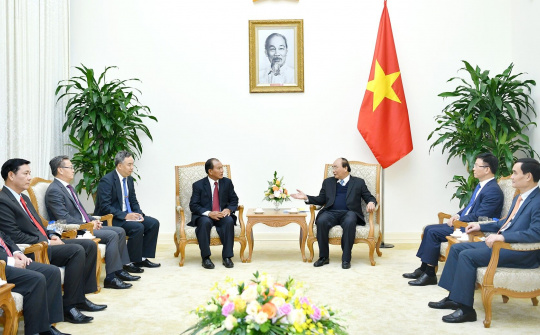 Thủ tướng tiếp Bộ trưởng Tư pháp Lào