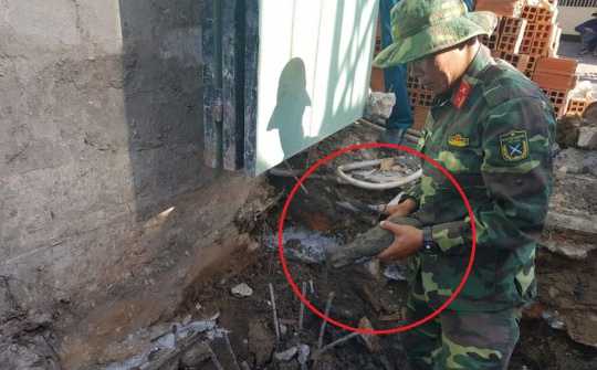 Cần Thơ: Phát hiện đạn cối 82 mm khi đào móng làm nhà