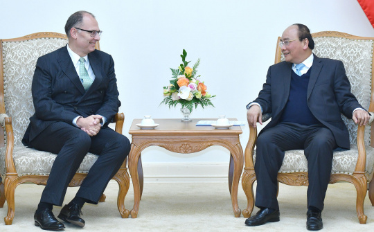 Thủ tướng Chính phủ tiếp các vị Đại sứ Trung Quốc và Đan Mạch